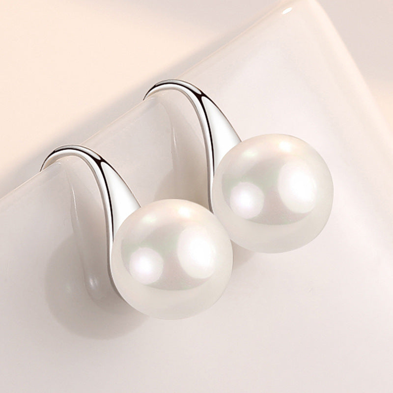 Women's Stylish Water Drop Pearl Earrings