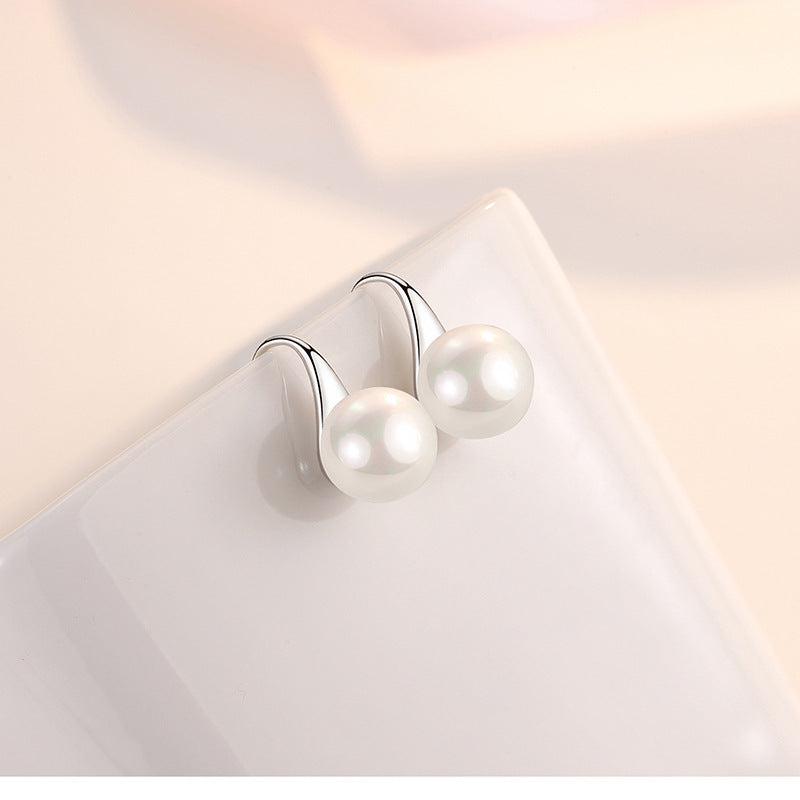 Women's Stylish Water Drop Pearl Earrings