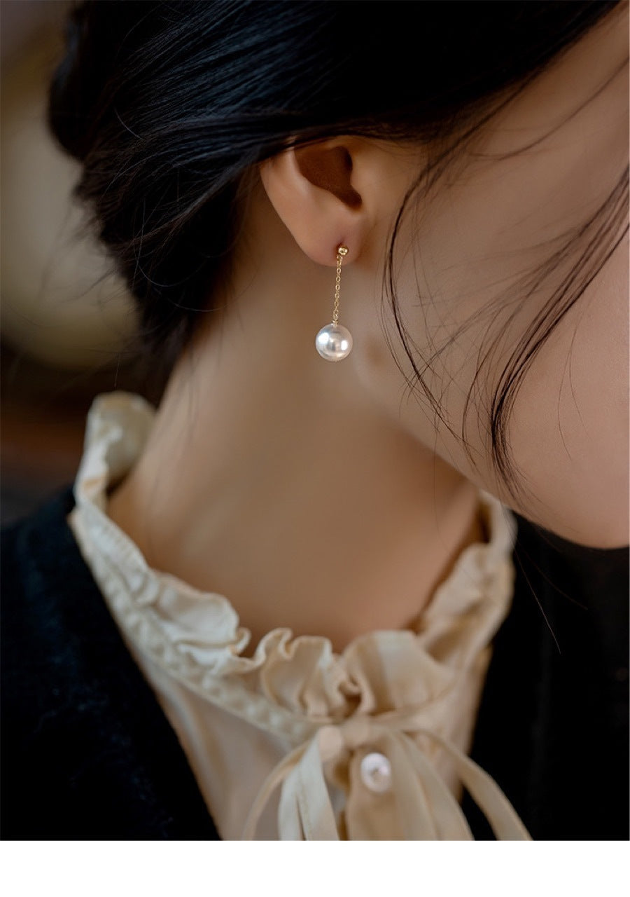 Gold Plated Simple Earrings